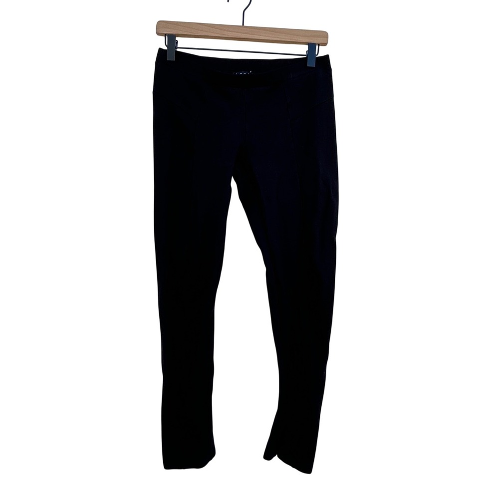 Theory Womens Black Seamed Pull On Leggings Slim Fit Pants Size S Small